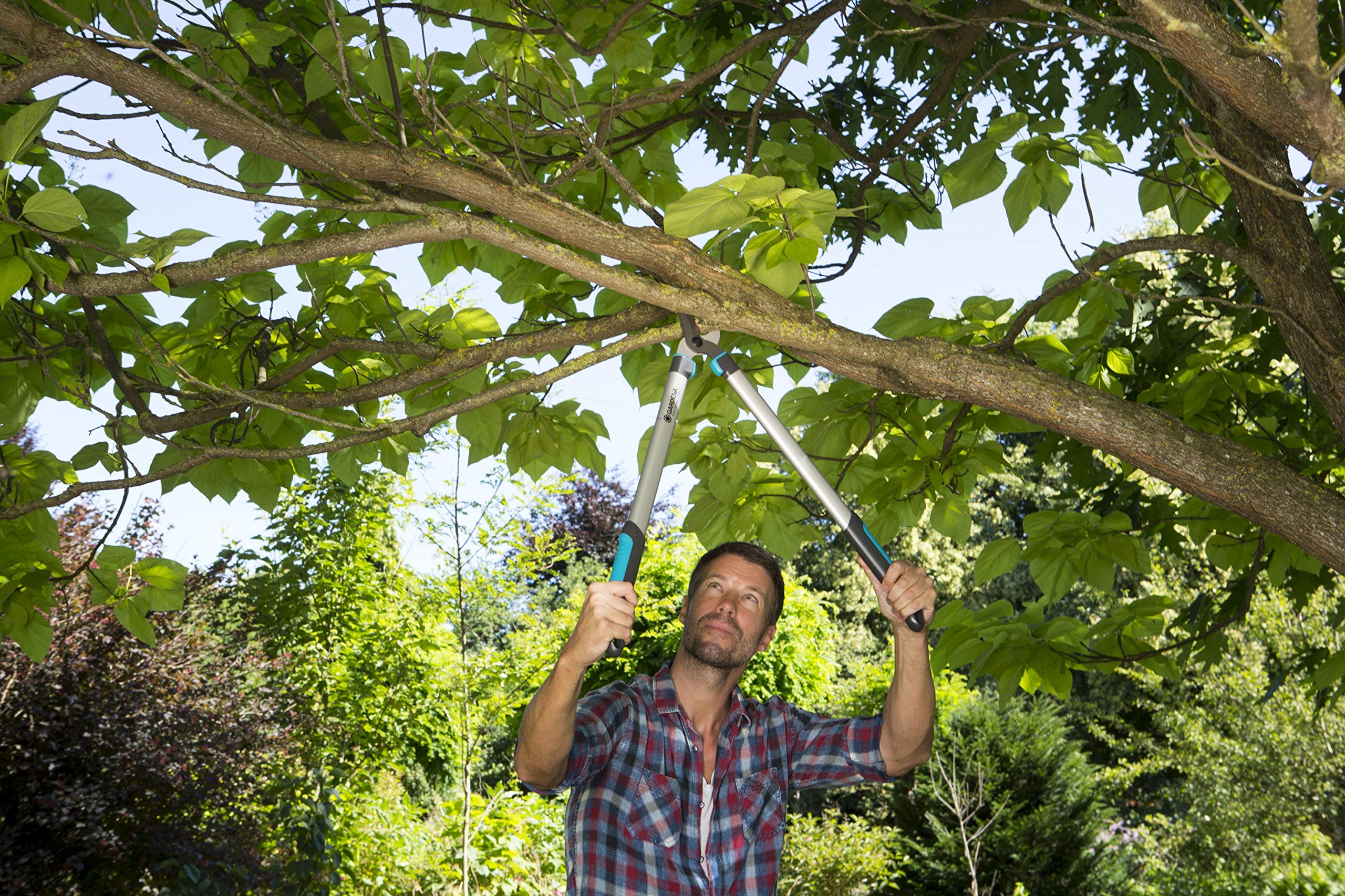 GARDENA (12003) Bypass Loppers Pruning Shears - Heavy Duty Steel Blade for Cutting in Garden, 27" Handle - Pruning Shears Cut up to 1.65" Inch Diameter Branches. Made in Germany - Image 6