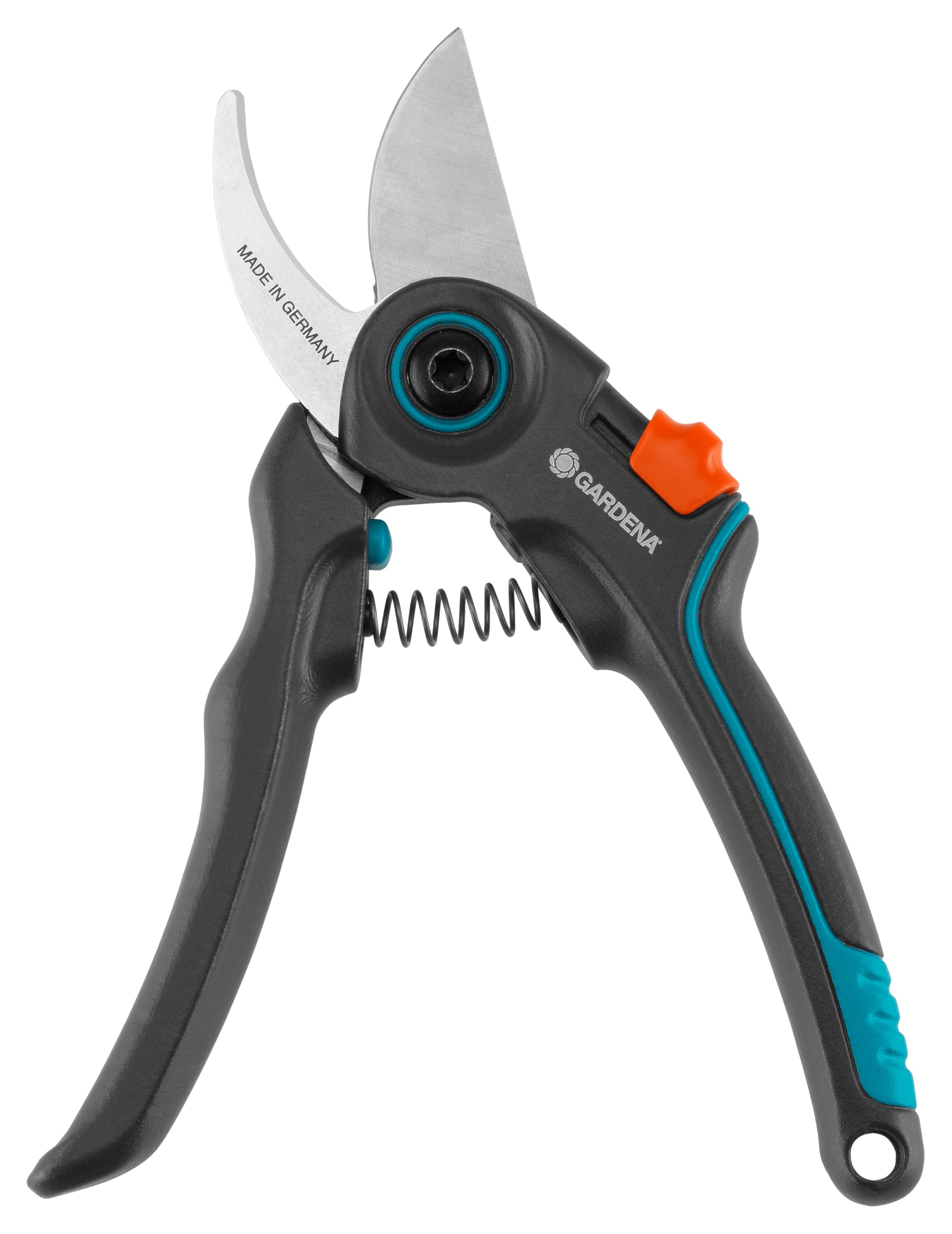 GARDENA (12203) ExpertCut pruning shears: Ideal for cutting fruit trees, 7/8" Cutting diameter, 2-stage variable handle opening, stainless steel blades, bypass cutting principle. Made in Germany - Image 3
