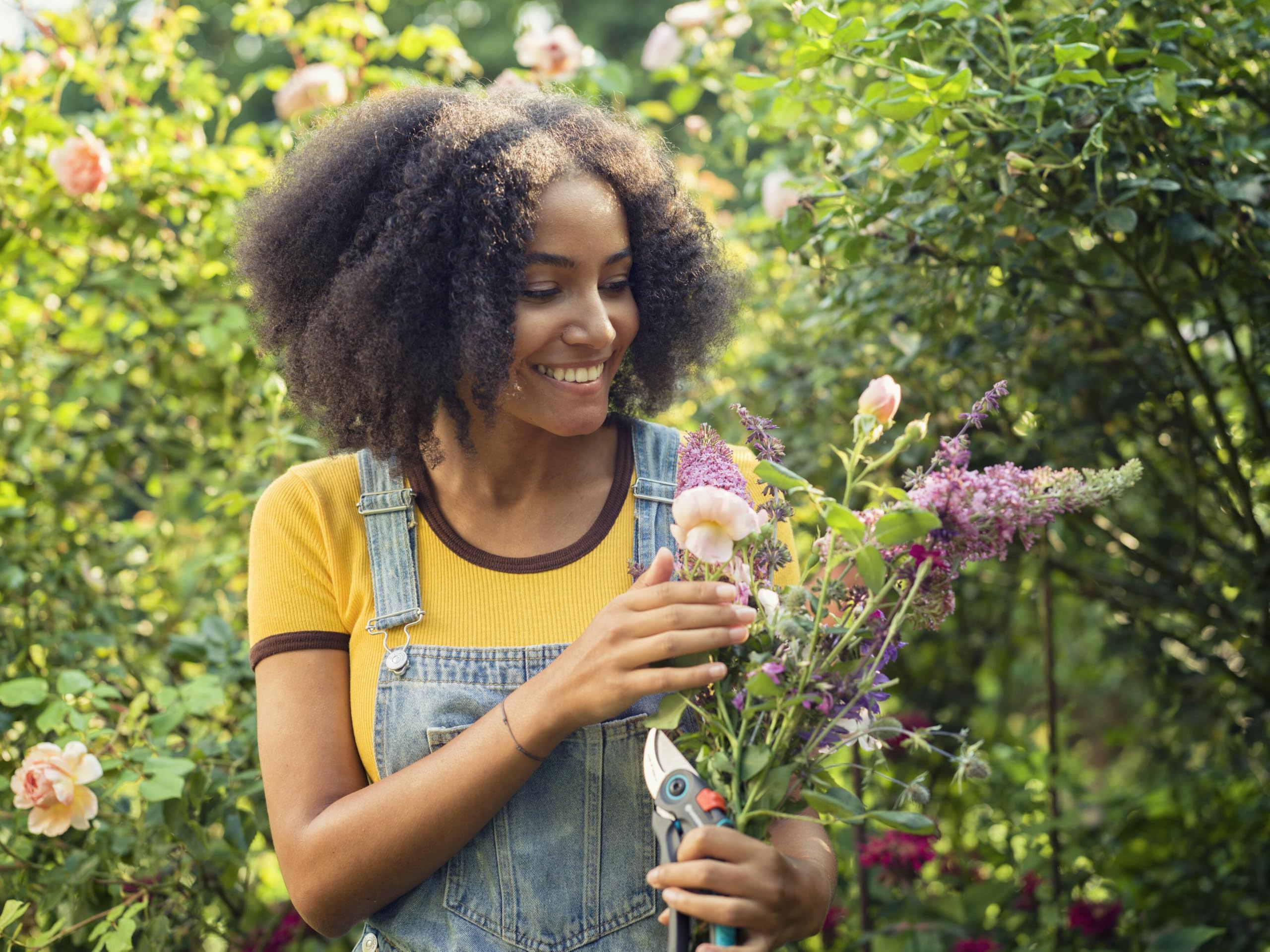 GARDENA (12203) ExpertCut pruning shears: Ideal for cutting fruit trees, 7/8" Cutting diameter, 2-stage variable handle opening, stainless steel blades, bypass cutting principle. Made in Germany - Image 5