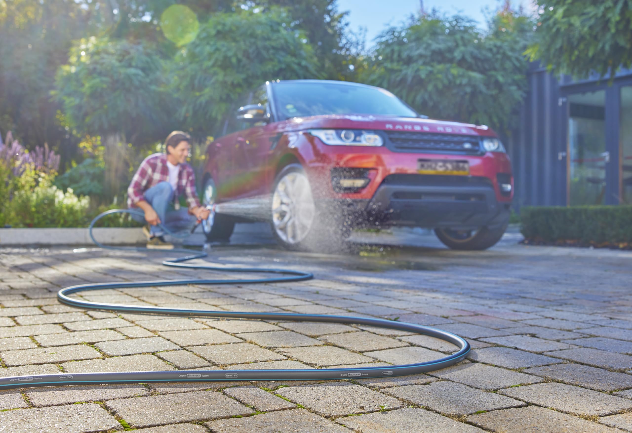 GARDENA 20530 | 50' Foot 5/8" Heavy-Duty Gardening Hose | Heavy-Duty 5-Ply Design, Includes US Hose Threads, European Made, Kink-Resistant - Image 3