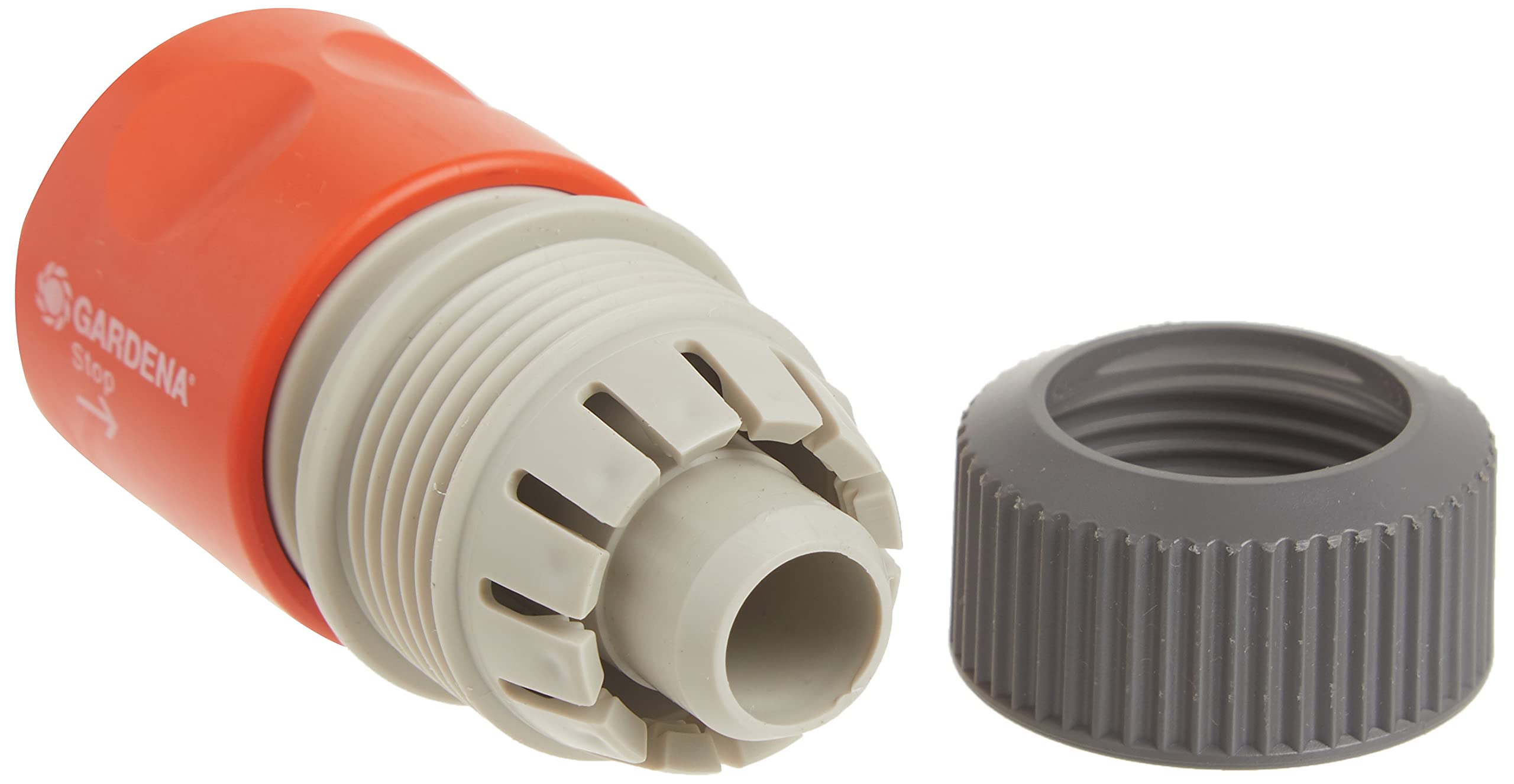 GARDENA (32914) 5/8" Accessory Hose Repair Connector with Water Stop - Image 6
